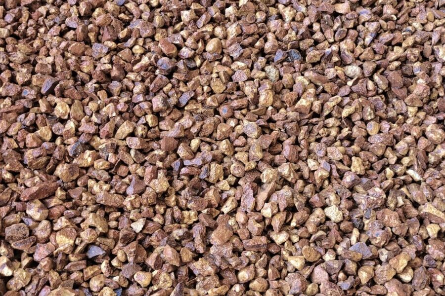 Cracked pea gravel